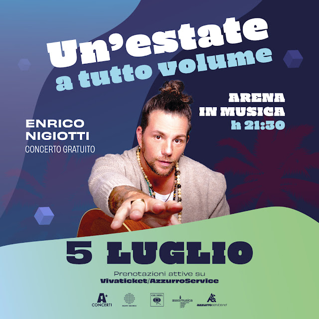 Enrico Nigiotti, cuore e chitarra d’Italia: la sua musica incanta l’Arena Vulcano
