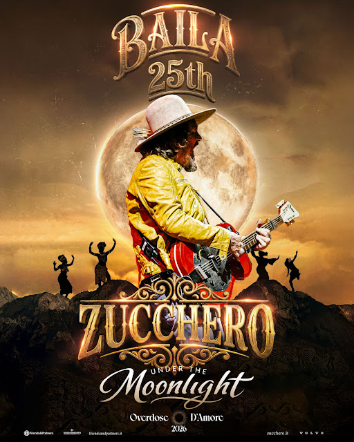 ZUCCHERO celebra i 25 anni di “Baila (Sexy Thing)” con 6 imperdibili appuntamenti live a luglio.