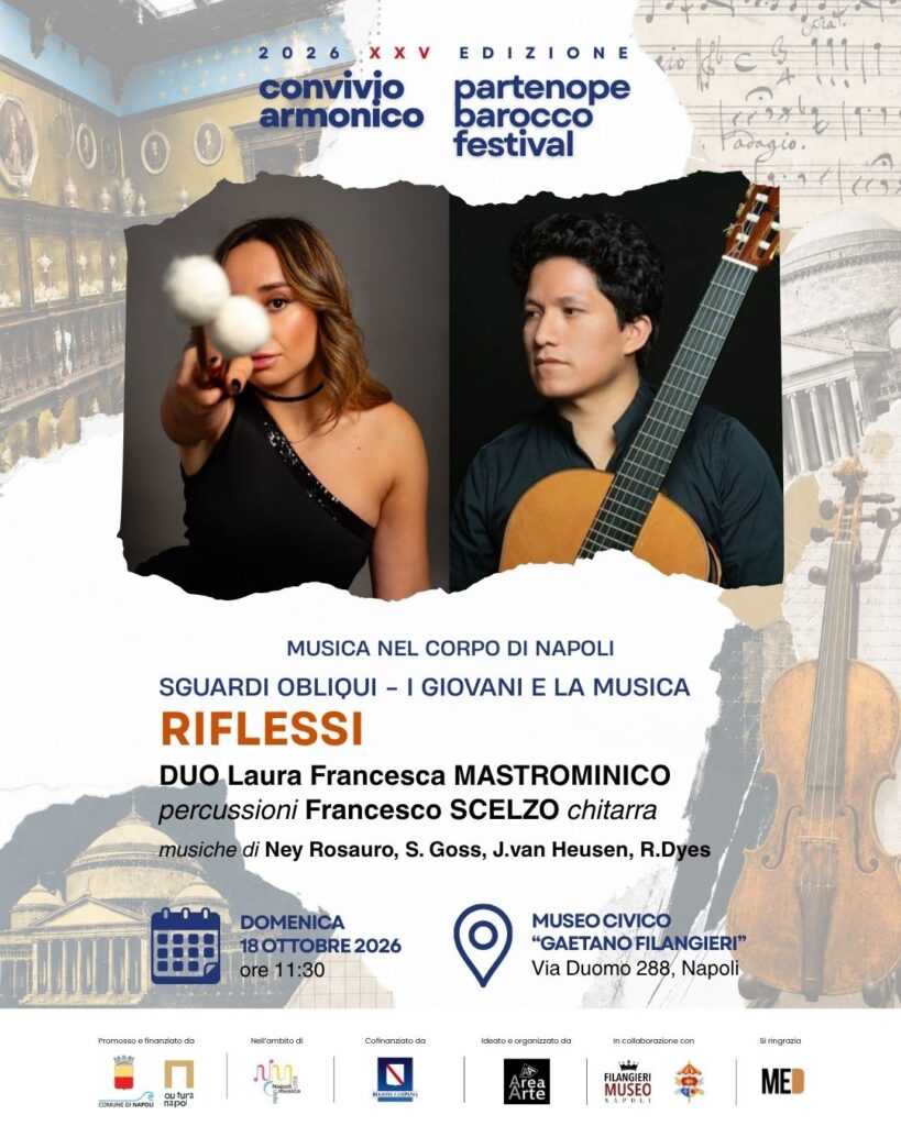 Convivio Armonico 2026, Napoli celebra la musica con “Riflessi” al Museo Filangieri
